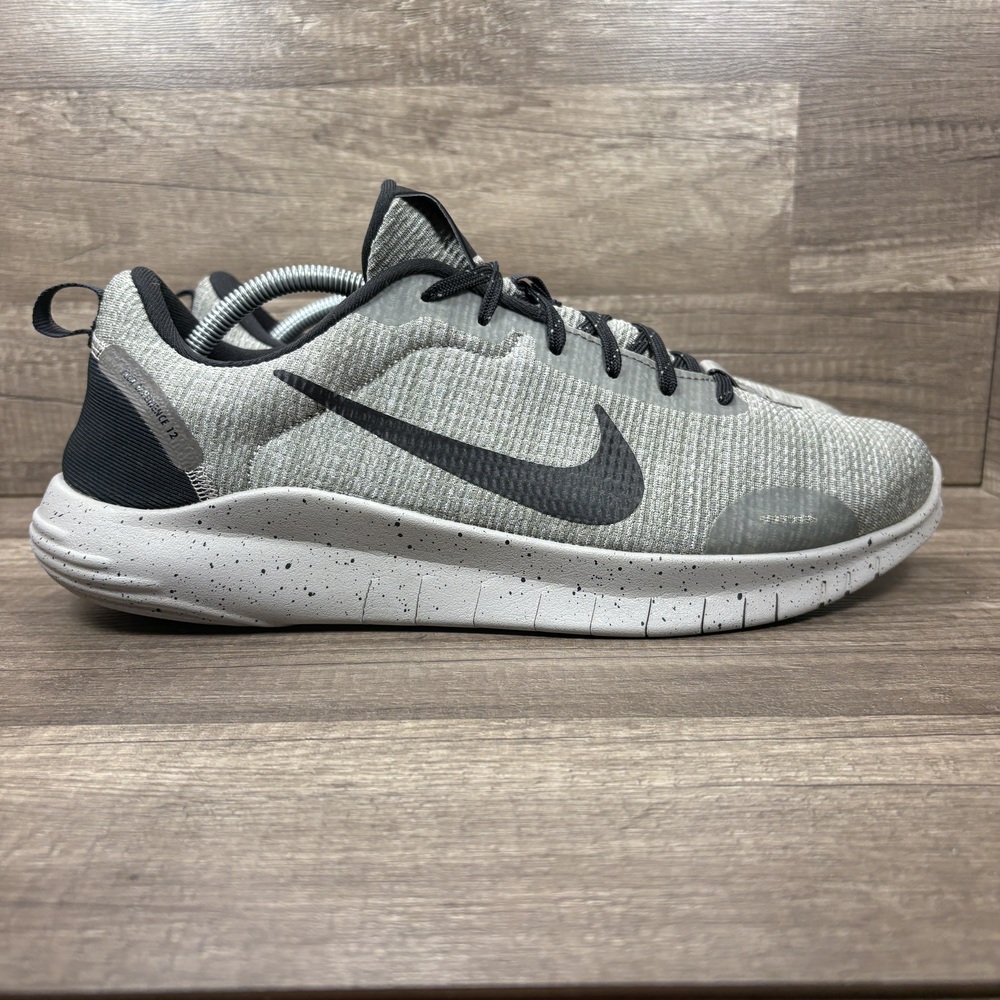 Nike Flex Experience 12 Gray Mens US Size 12 EUR 46 DV0740-001 Running Shoes
